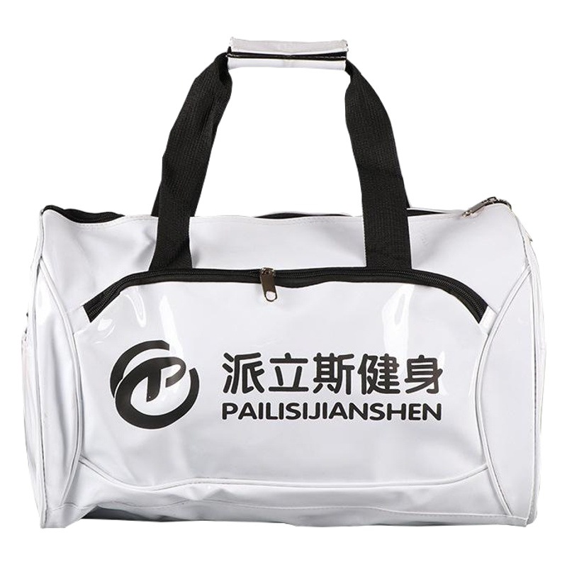 Pu Travel Bag for Women and Men, Oxford Zipper Bag, Customizable Logo, Yoga Sports Tote Gym Bag, Wholesale Portable