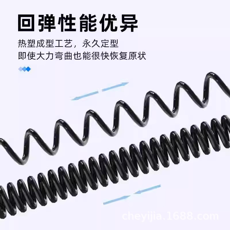 M12 트럭 반전 이미지 스프링 라인 항공 헤드 4 방향 모니터링 연결 라인 카메라 비디오 신호 연장 라인