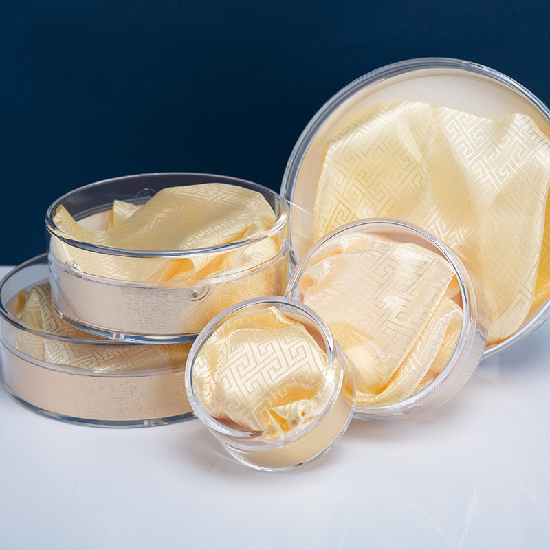 Venta al por mayor bloqueo Nido de Pájaro caja interior acrílico caja redonda 50g 100g transparente Cordyceps tónico caja de plástico universal