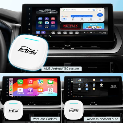 Converts Wired to Wireless Car Connectivity, Simsiz CarPlay və Android Auto