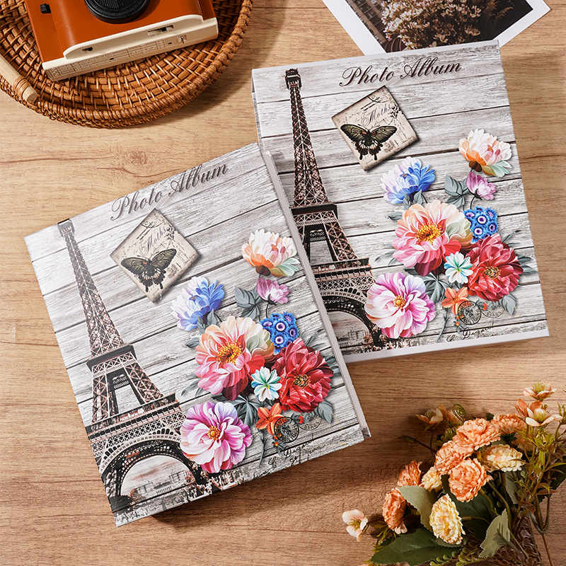 4R 6-Inch 200-Sheet Boxed Insert Photo Album Large-Capacity Photo Storage Album Cross-Border Wholesale Dropshipping Album