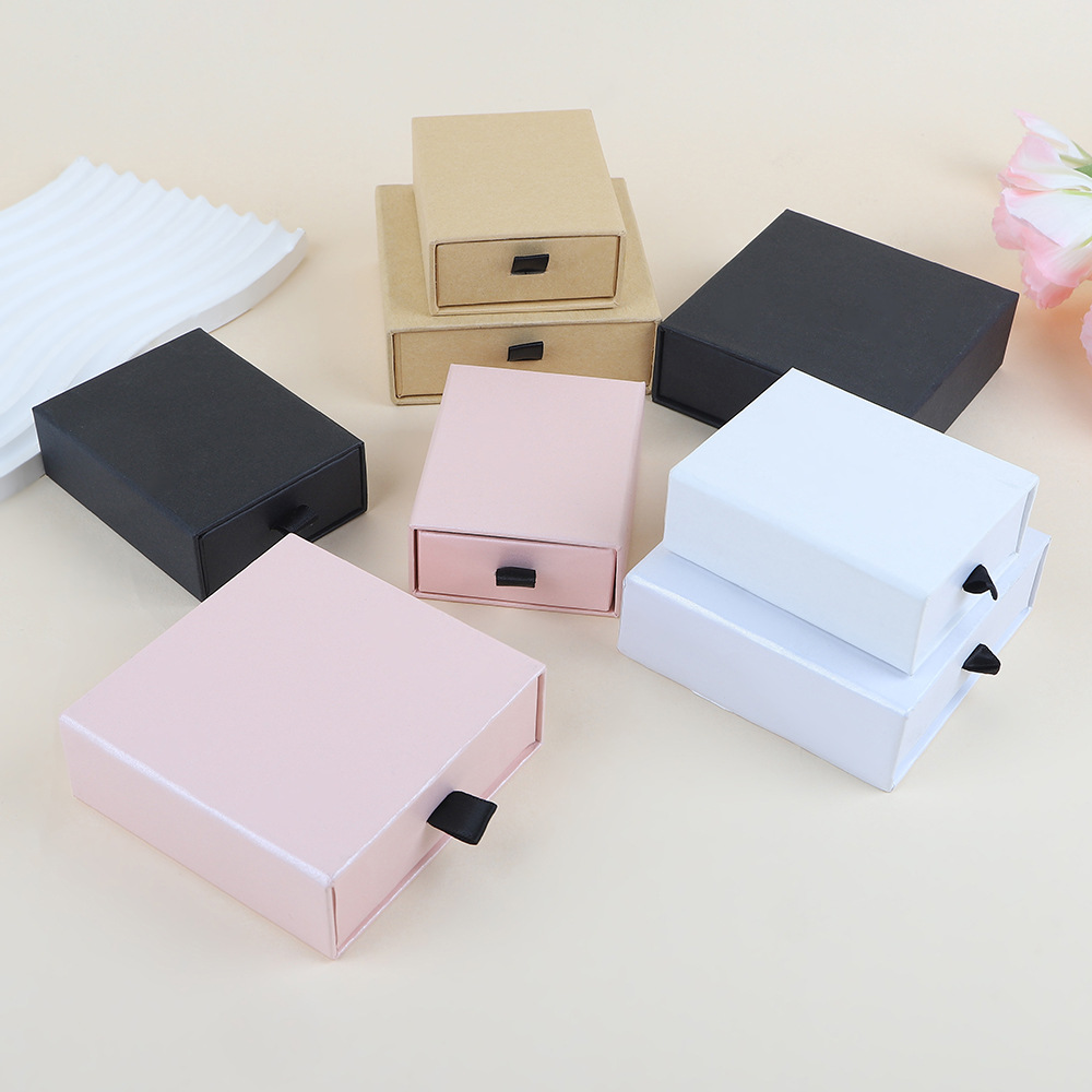 抽拉式包装盒收纳盒项链戒指手链包装盒情人节礼物盒首饰包装盒子