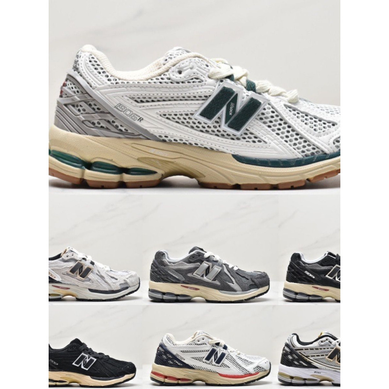 Putian Nbr Pure Original New Balance Dad Shoes Men's Retro Distressed Liquid Silver Breathable Running Shoes Women