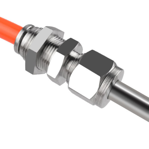 Stainless steel card sleeve quick-connect adapter plate straight PK 6 8 10 12 16mm air tube steel tube oil tube connector