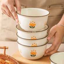 日式陶瓷餐具家用2023新款吃饭碗特别好看的米饭碗高颜值碗碟套装