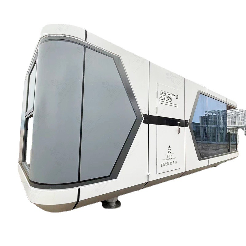 Casa de vacaciones de cápsula espacial personalizada campamento de campo de turismo cultural ocio sala de actividades inteligente micro-estación de cápsula espacial