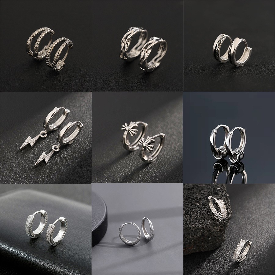 fashionable trend universal anti-allergy retro earrings