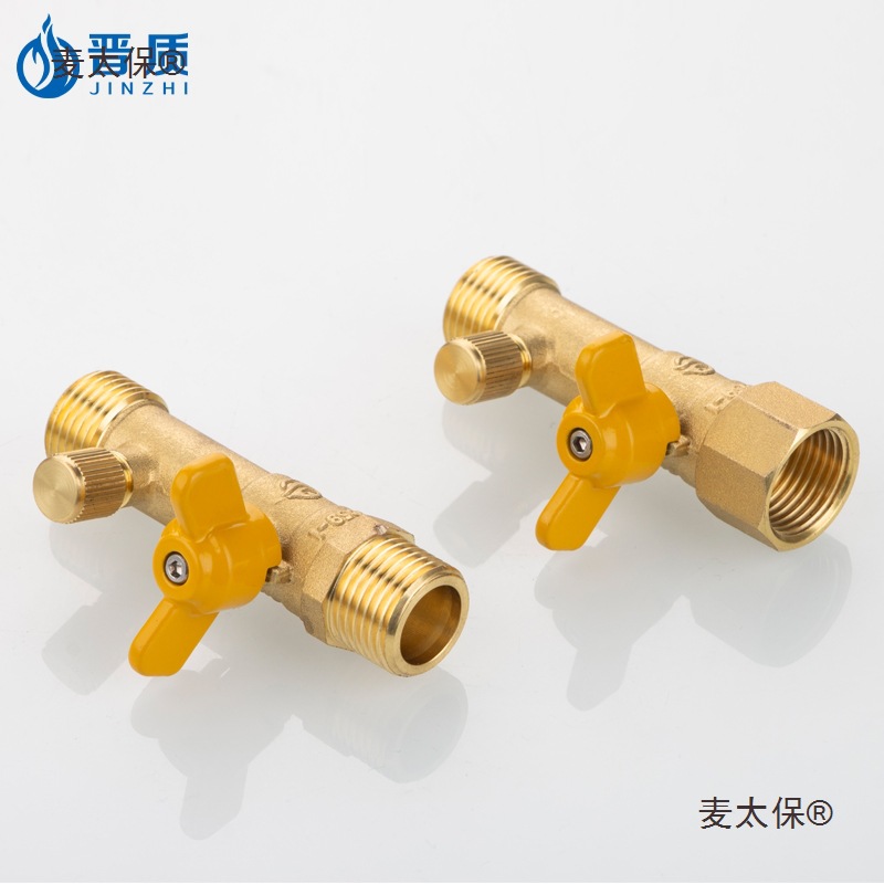 ll测压球阀内外丝阀天然气管道铜球阀燃气公司打压测压黄铜麦太保