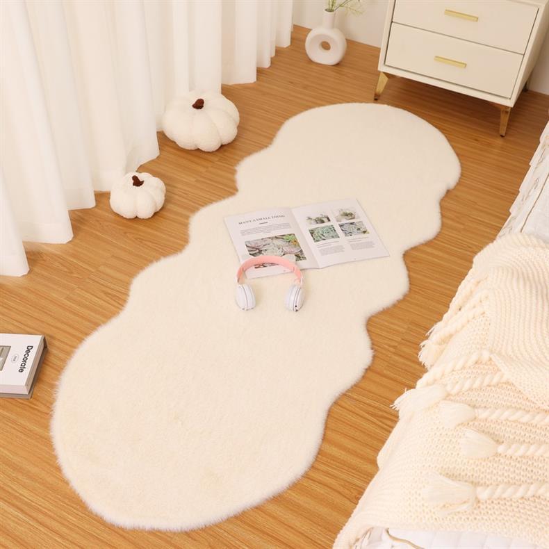 High-End Carpet, Plush Mat, Thickened Sleeping Pad, Transformation Tool for Bedroom, Fluffy Carpet Covering the Entire Room