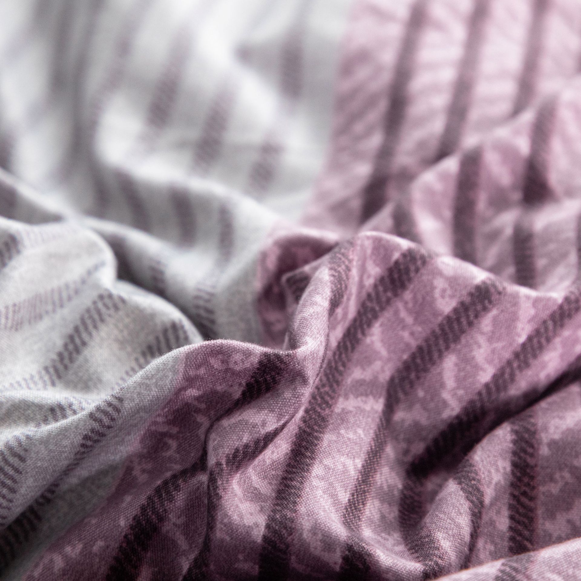 【亚马逊专供】厂家直销 2021新款批发条纹被-紫