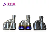Подходит для Toyota Noah noahvoxyesquire80, выхлопная труба, модифицированная нержавеющая сталь, квадратное украшение на хвостовом горлышке