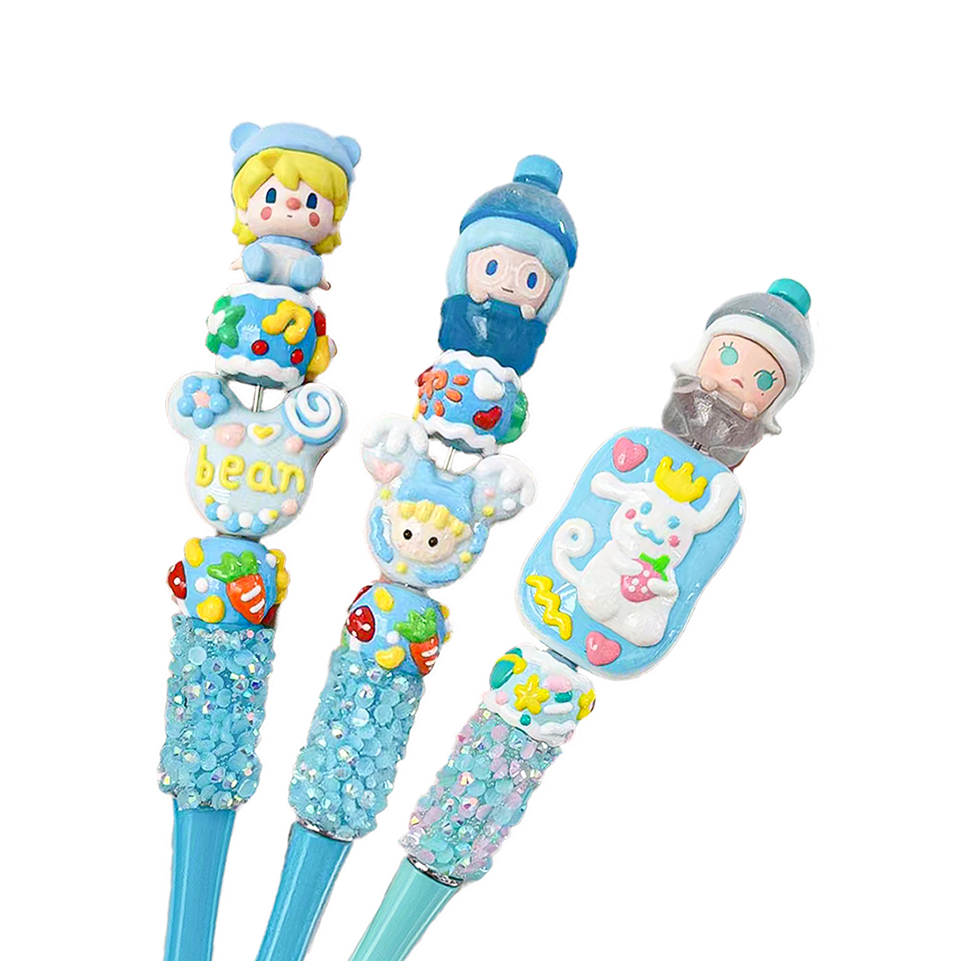 Transmisión en vivo de red caja ciega de aceite pesado de aceite pesado de pintura a mano bolígrafo de bola Llorando bebé SP Pequeño Bean Bean dibujado a mano bolígrafo de granos