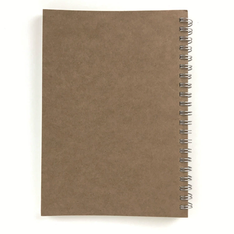 Kraft paper coil notebook b5 thickened notebook simple diary a5 grid notebook draft paper blank notepad