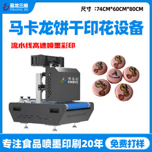 马卡龙食品饼干装饰彩色喷墨打印机onepass个性化DIY批量印花设备