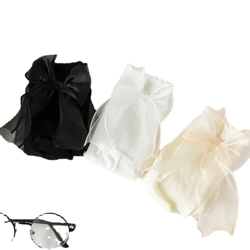 Bow socks for women jk mid-calf socks Lolita ins macho socks lace princess lace socks