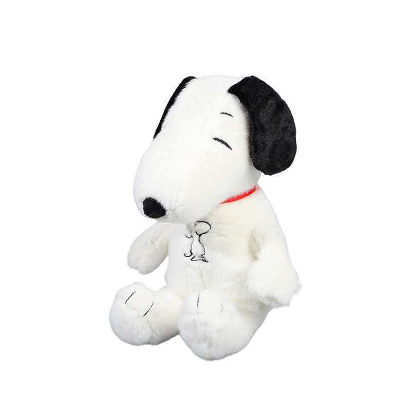 Nuevos productos transfronterizos brillan juguetes de peluche respiratorios Snoopy muñecas lavables artefactos para dormir