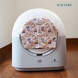 Hholove Полностью автоматическая кошачья ящик для дверной занавески содержит магниты и антиодорные, песчаные аксессуары для защиты от конфиденциальности.