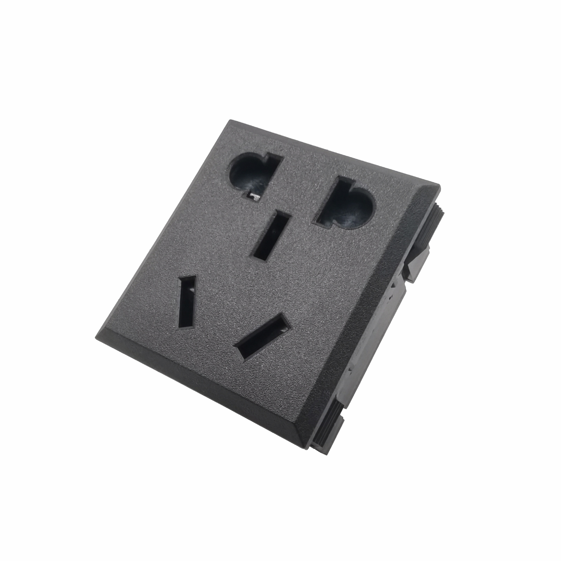 厂价直销国标五孔插座 国标三插加国标两插组合插座卡扣式安装