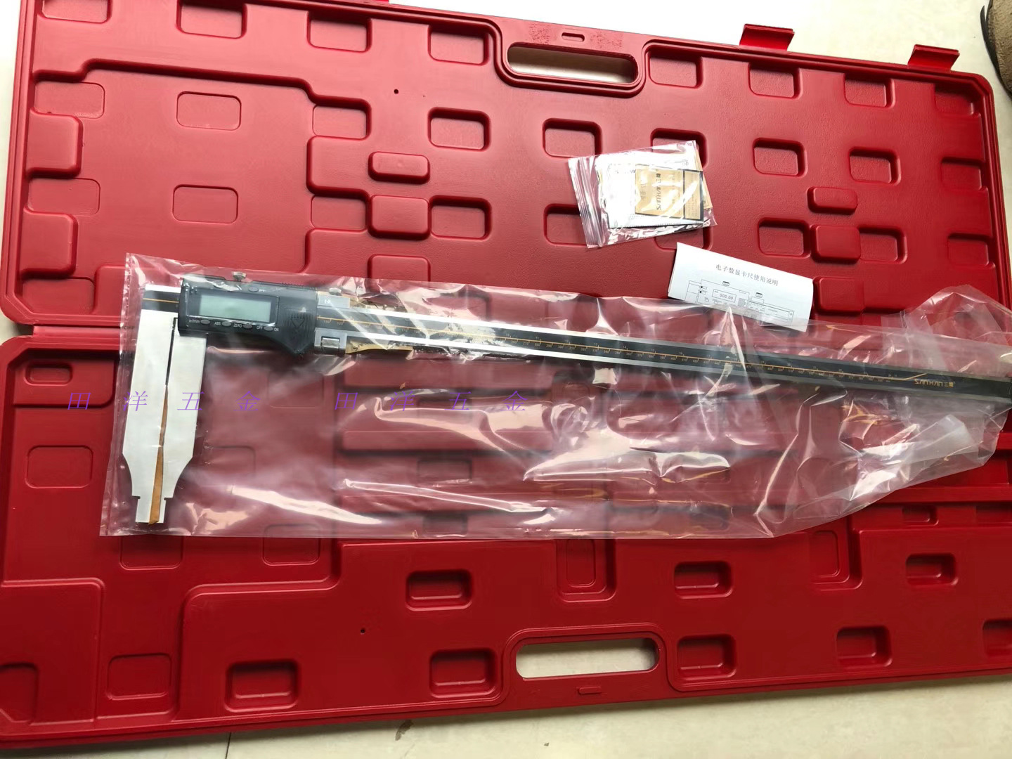 韩国三韩数显卡尺0-500/600/800/1000/1500/2000/3000单向爪电子