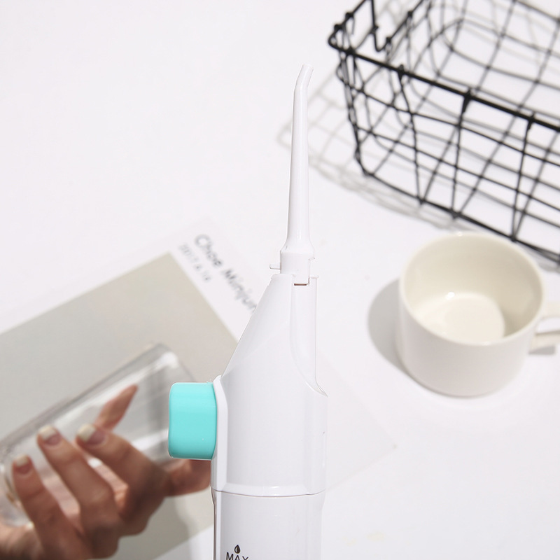 TV manual de lavado de dientes blanco Dispositivo de lavado de dientes transfronterizo irrigador oral hogar portátil limpiador de mano