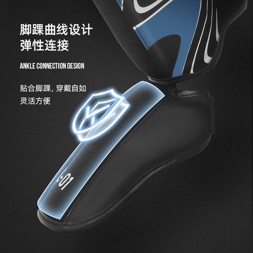 Cross-border boxing leggings for adults Muay Thai leggings fighting Sanda calf protection Taekwondo leggings sports protective gear