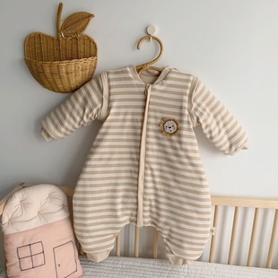 [broken code specials] baby fall/winter leg sleeping bag children's spring/autumn/winter thickened baby colored cotton cotton