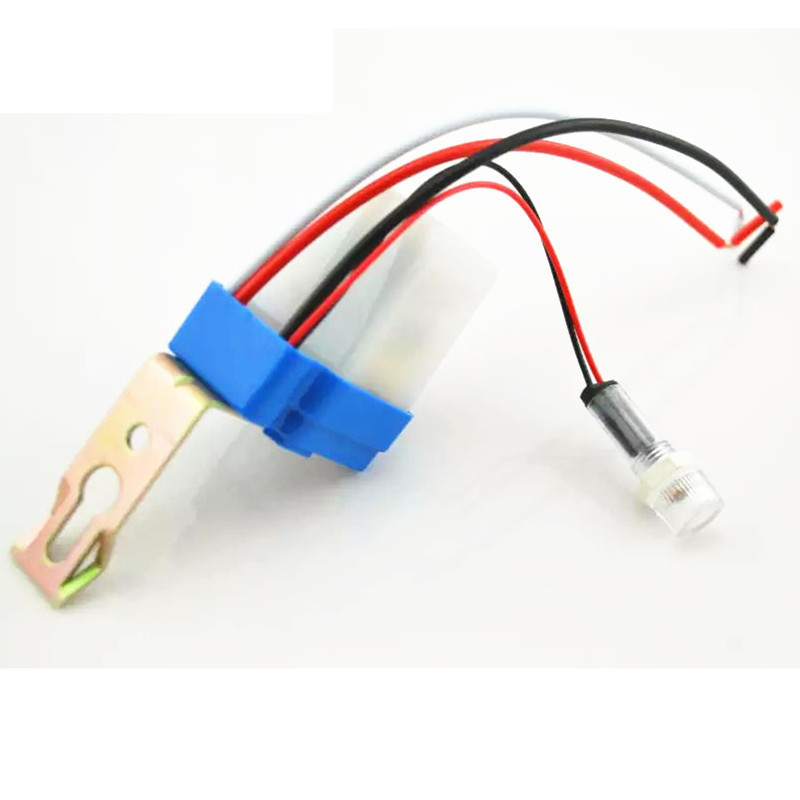 带20cm探头泛光灯洗墙灯户外防水投射灯 光控开关光感开关