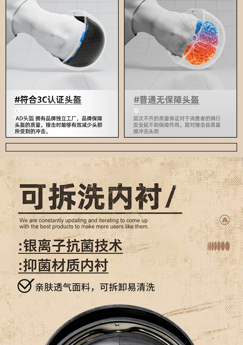 3C Retro Helmet Men's Motorcycle Half Helmet Scoop Helmet Cruiser Motorcycle Small Helmet Women's Electric Vehicle Safety Helmet Summer