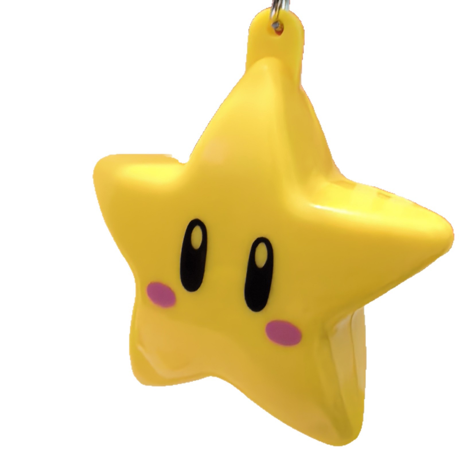 USJ Mario mundo iluminado estrella lámpara llavero adorable colgante acrílico regalo de colección de fans de anime