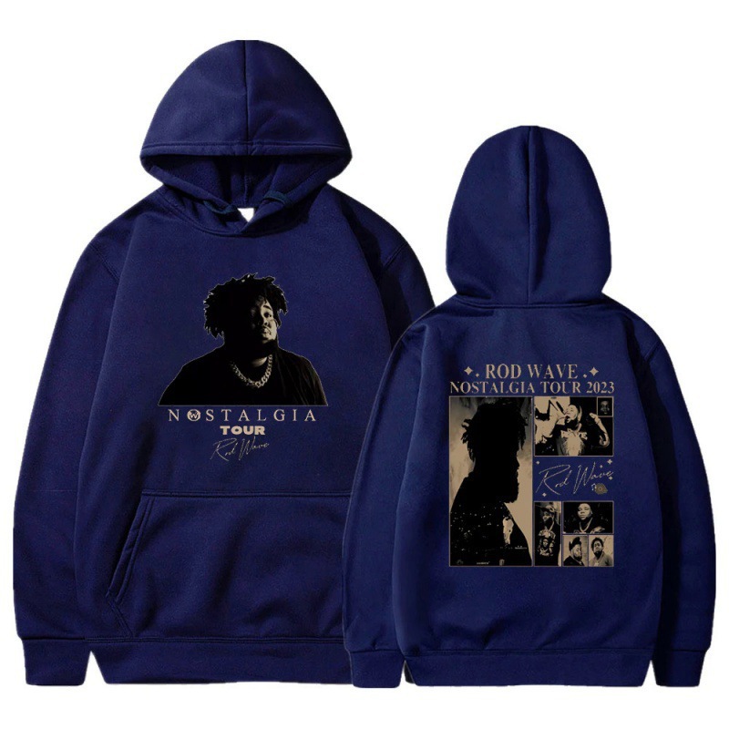 [Código europeo transfronterizo] Rod Wave Merch 2023 Nostalgia Tour Hoodie
