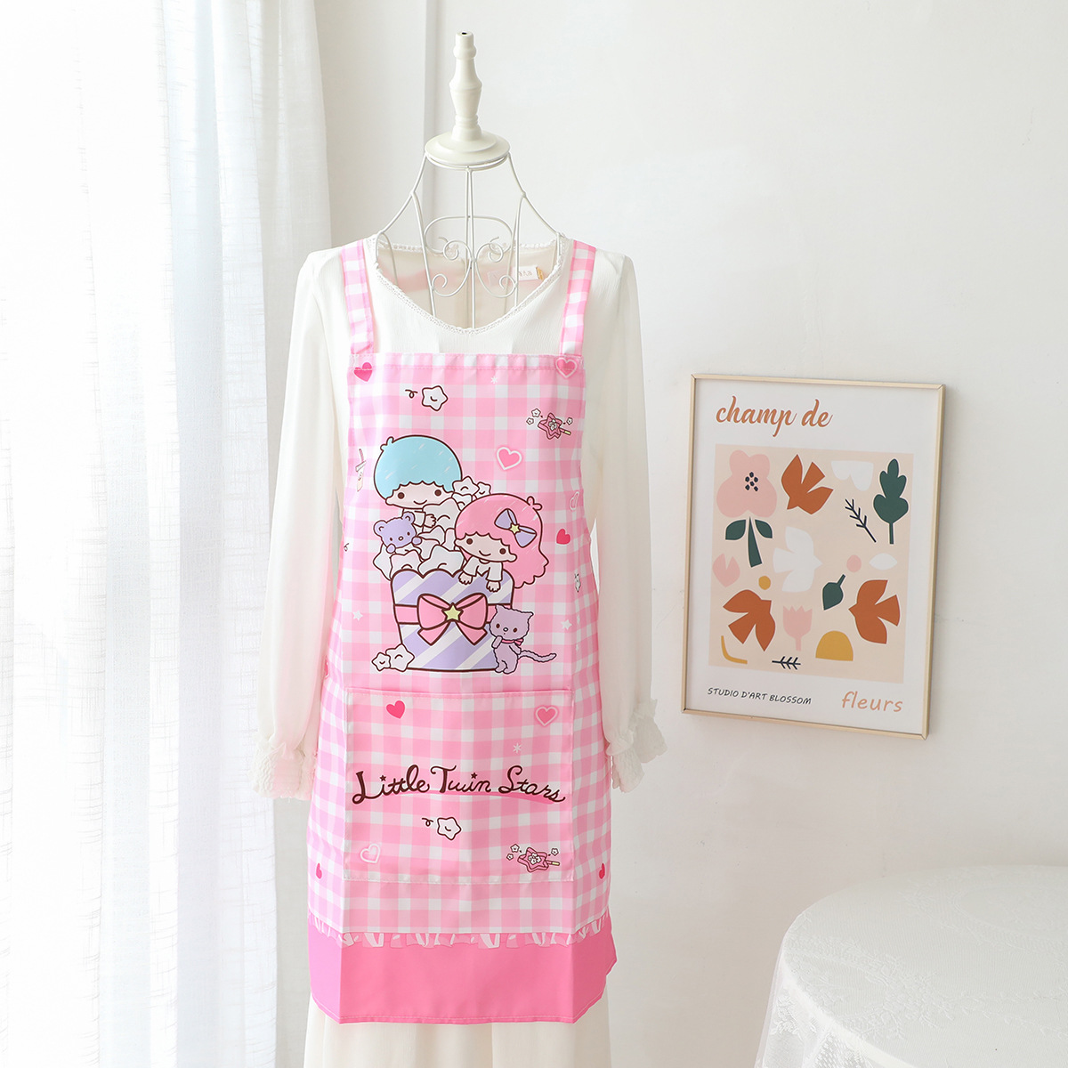 격자 무늬 선물 상자 더블