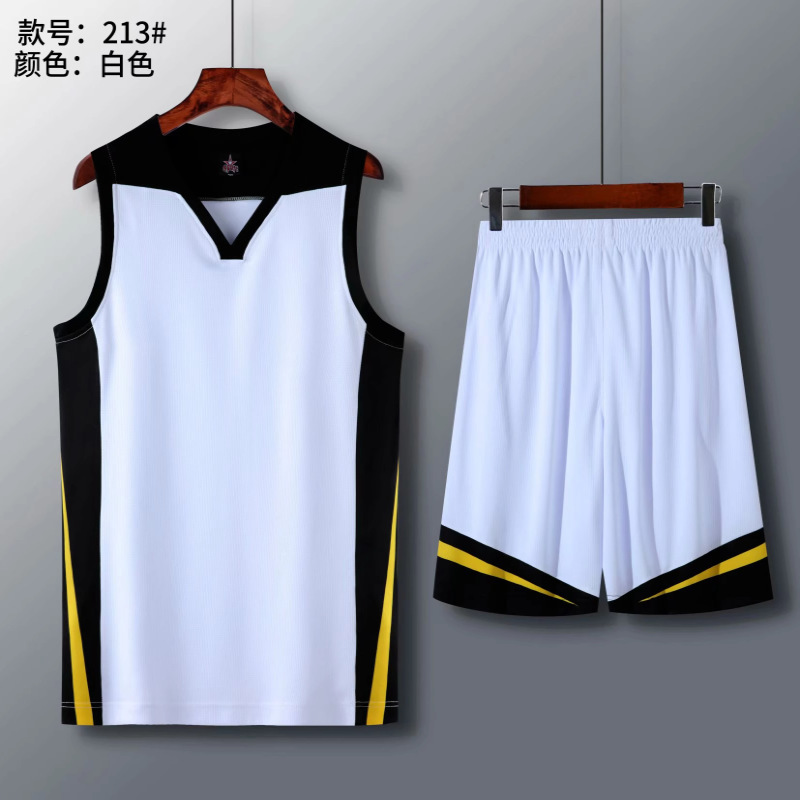 夏季青少年运动团队篮球服套装  透气吸汗学生比赛背心篮球服印号|undefined