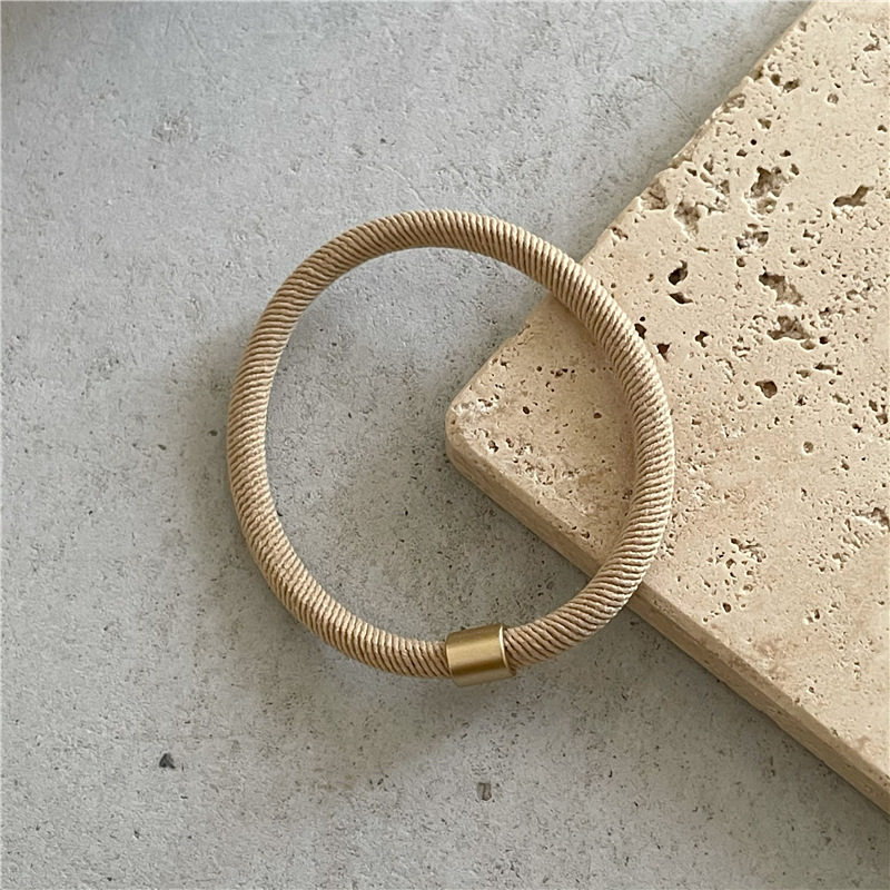 Women'S Gender Fashion Solid Color Cloth Hair Tie 1 Piece