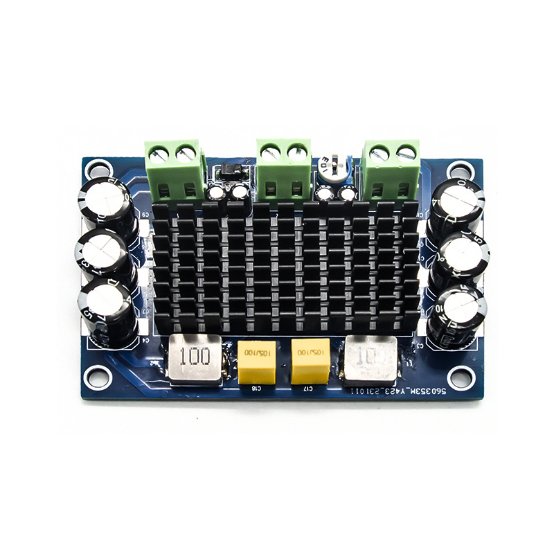 100W数字功放板 TPA3116D2 数字音频大功率功放板12-26V音响配件