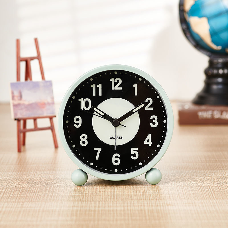 Directo de fábrica moderno simple reloj despertador de moda niños estudiante reloj despertador dormitorio luminoso mudo escaneo reloj despertador de carga