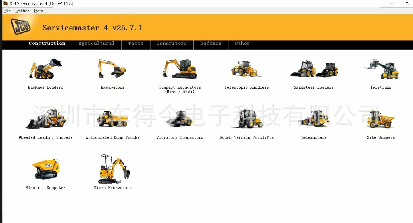 Wholesale applicable JCB Electronic Service Tool, truck diagnostic instrument, excavator testing device