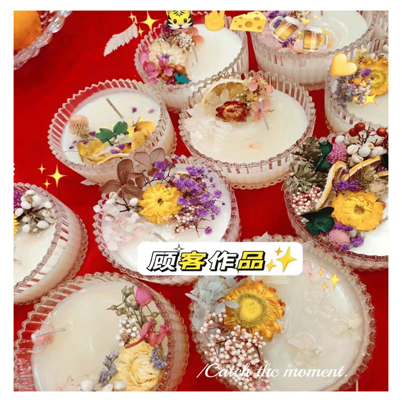 Mongol bolsa de vidrio aromaterapia vela taza con tapa spar fragancia contenedor aceite esencial decoración ins hecho a mano candelabro vacío