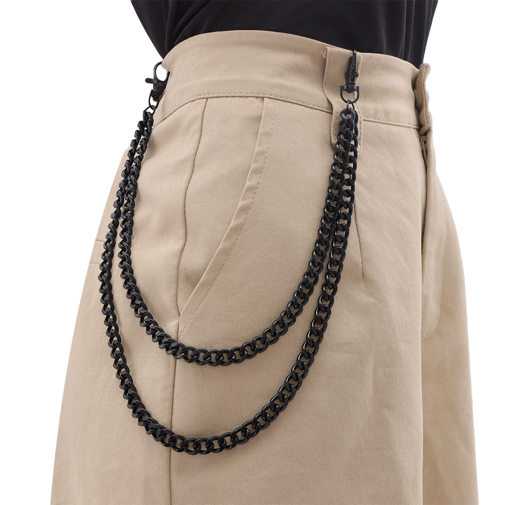 Европейские и американские трансграничные украшения хип-хоп панк костюмы декоративные золотые металлические цепи на талии