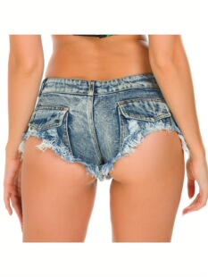 U 15472 Low Waist Denim Shorts Wear ����ţ��ѝ �羳�W��