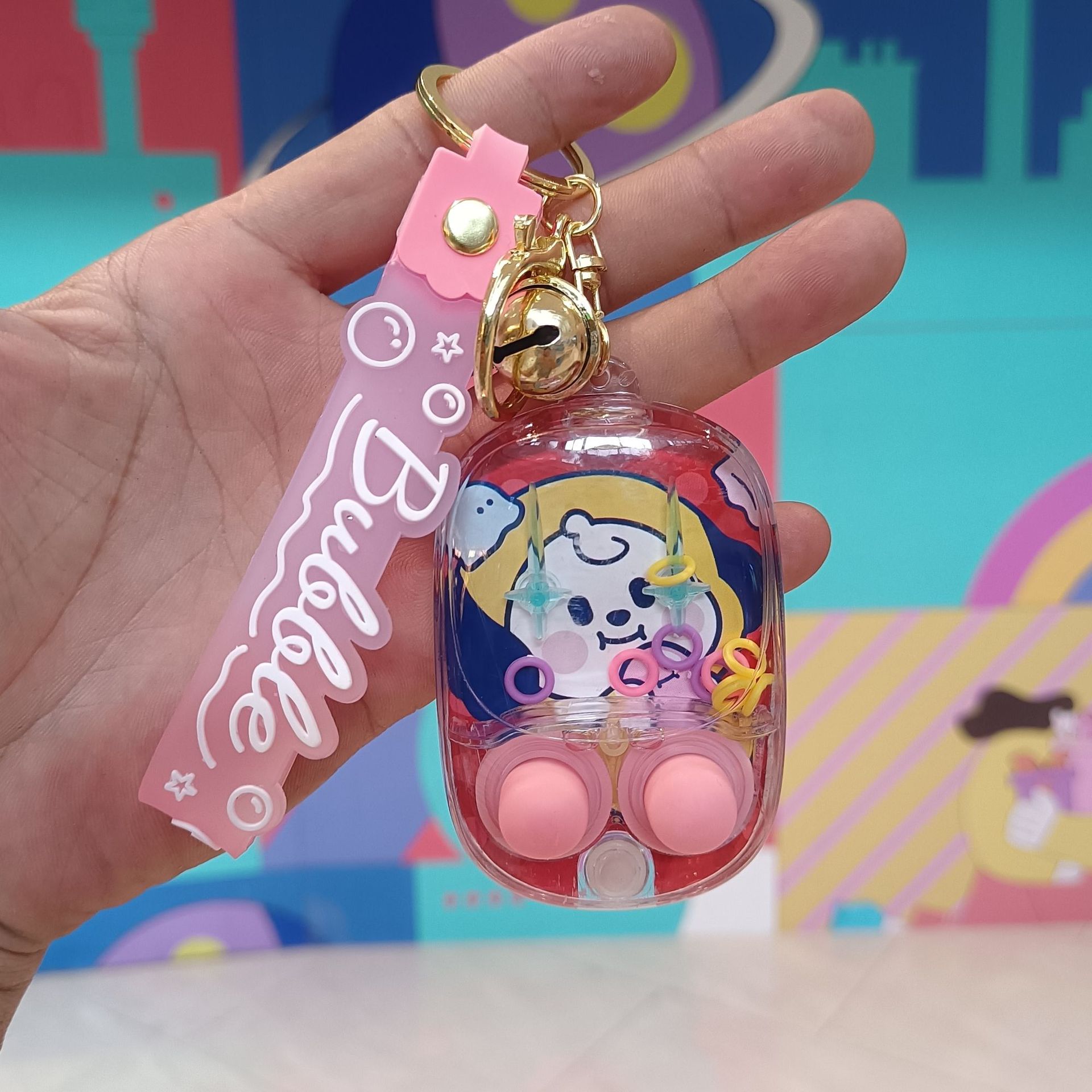 Cute Cartoon Character Pvc Women's Keychain display picture 2