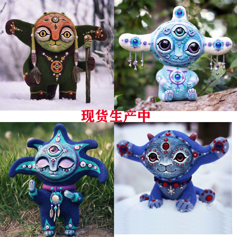 Cross-Border Trade Style Garden Fairy Creature Resin Statue Outdoor Patio Desktop Decor Craft Ornament