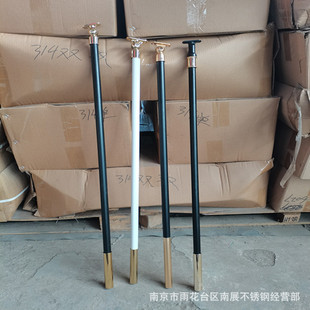 Gold Hoop Bar Aluminum Art Carbon Steel Modern Simple Stair Handrail Column Villa Bay Window Attic Balcony Railing Guardrail