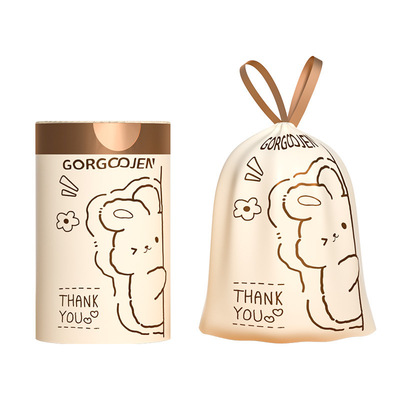 新人专享小兔子印花垃圾袋点断试塑料袋卡通垃圾袋一次性抽绳垃圾