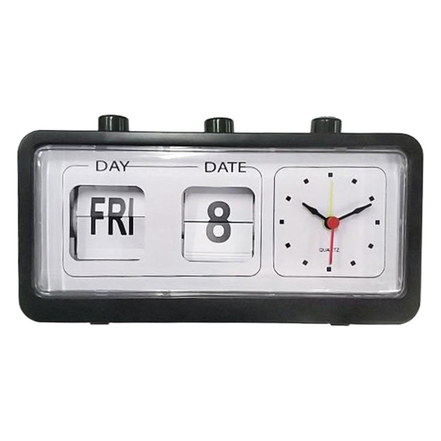 Clock Alarm Clock Skumping Calendar Clock Calendar Clock Manual Calendar Clock Skumping Calendar Accessories Week Calendar Clock Square Clock
