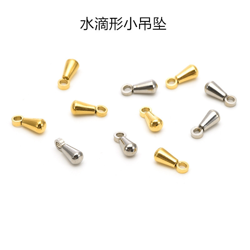 工場直販ステンレス鋼円錐形ドロップ型ペンダント装飾ペンダントペンダント手作り DIY ジュエリーアクセサリー在庫あり|undefined