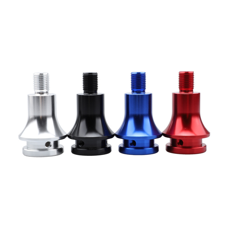 Car modification gear shift knob aluminum alloy gear shift rod thread converter gear adapter dust cover connection limiter