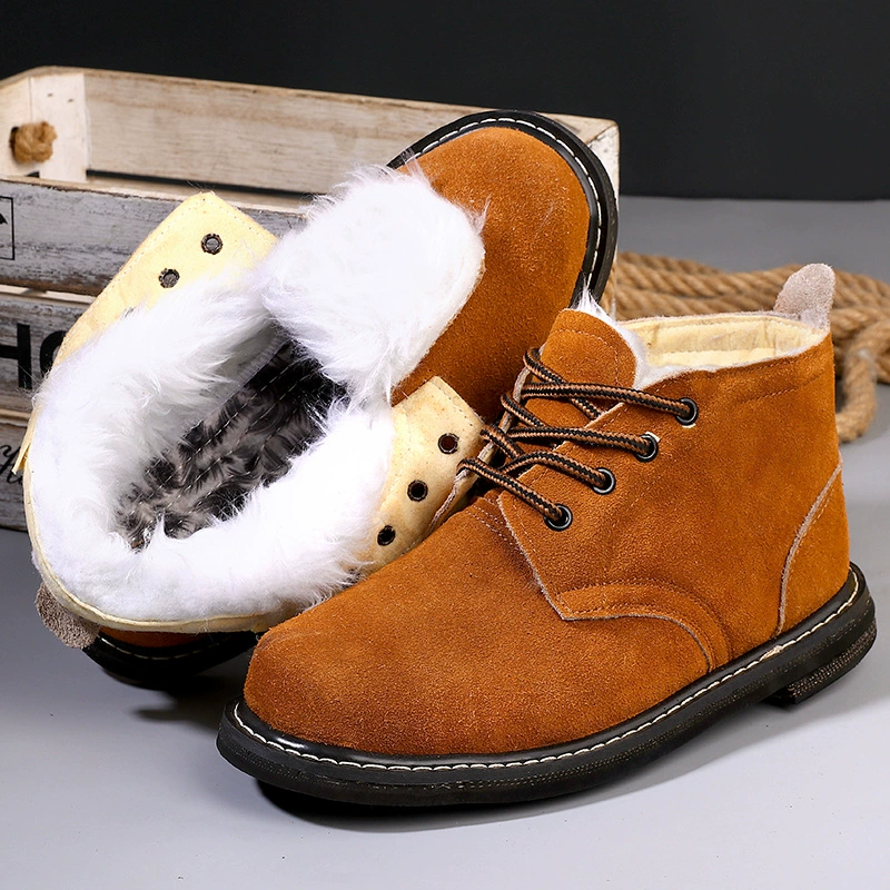 Зимняя бархатная обувь для сварки