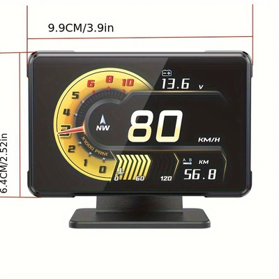 Oil Temperature, Speedometer, Hud Head-Up Display — automobile instrument