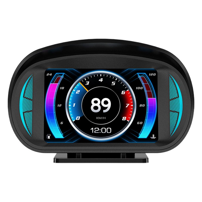 Weiying P2 Car HUD проекционный дисплей ЖК-дисплей OBD Многофункциональный Датчик температуры воды расход топлива GPS-измеритель скорости наклона