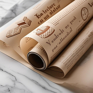 Foreign Trade Cross-Border Thickeneded Sandwich Wrapping Paper Greaseproof Paper Custom Food Grade Burger Paper Baking Paper Coated Paper
